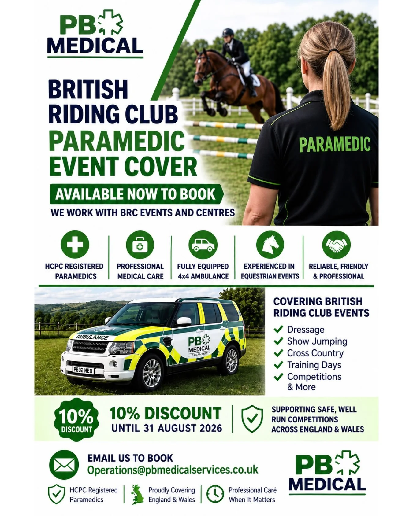#eventmedicine #equestrian #paramedic #eventmedical @british_riding_clubs