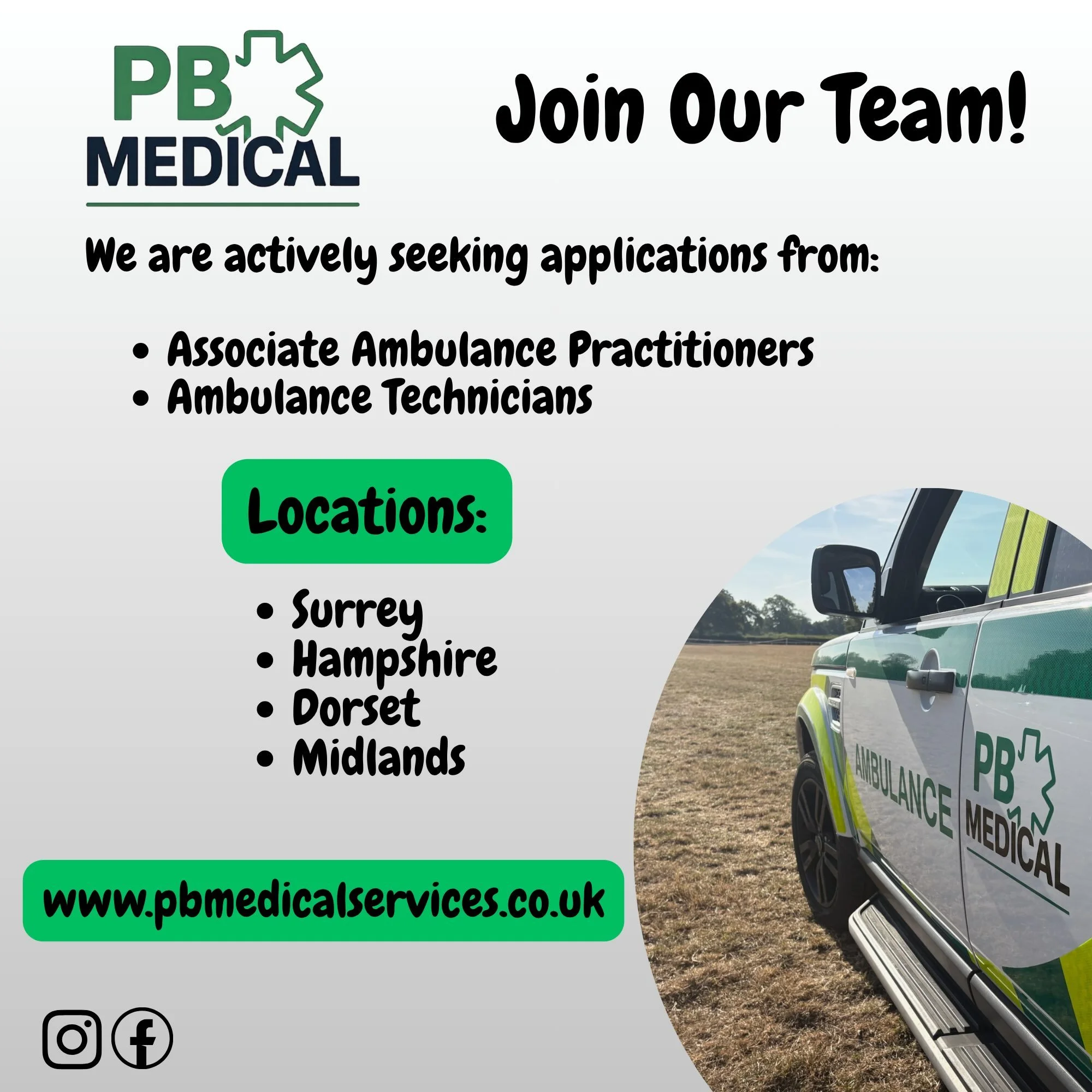 Join our team today. Link in bio or copy and paste https://docs.google.com/forms/u/2/d/1H1njhy-3PjYFdJjolrNSvi0DzV0iKRdvXNbxJ_G8TjE/viewform?edit_requested=true 

#eventmedical #eventmedicine #paramedic