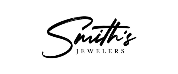 Smith's Jewelers logo in black cursive and capital letters on a white background.
