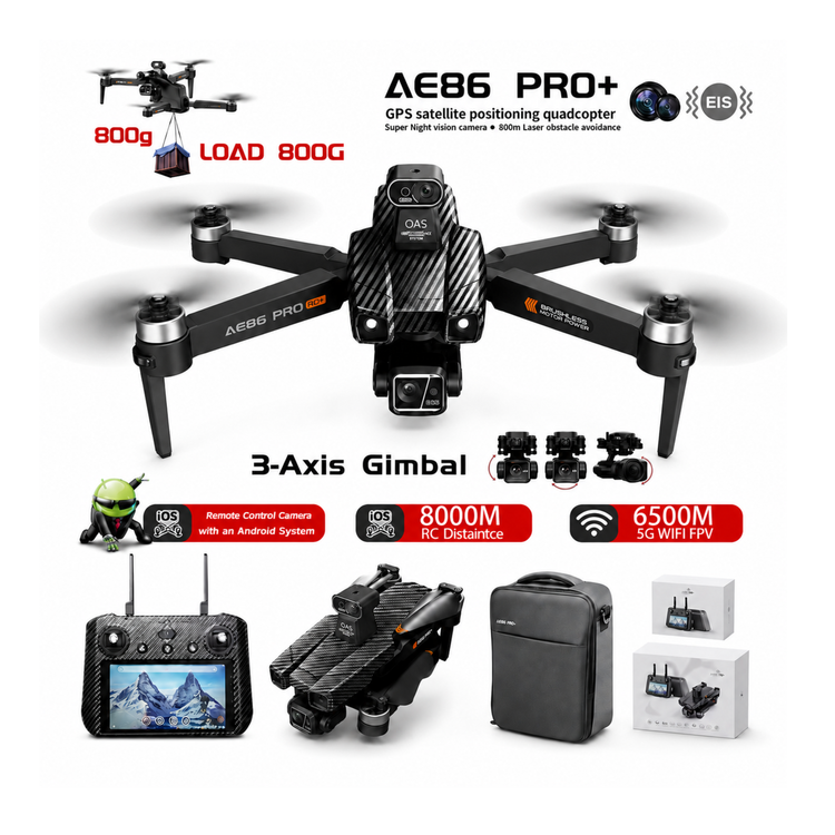 AE86 Pro Max 4K GPS Drone