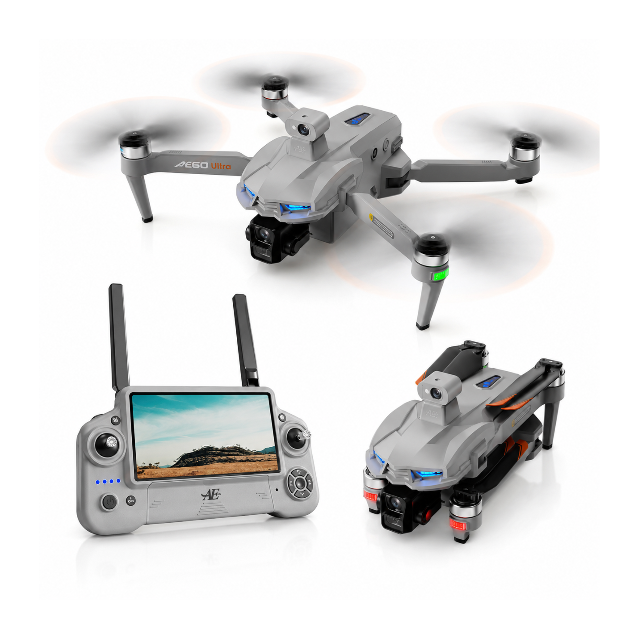 AE60 Ultra 4K GPS Drone with 3-Axis Gimbal