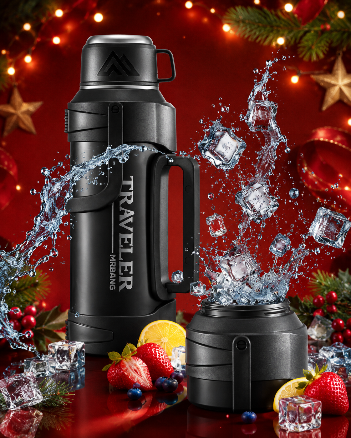 17 oz Vacuum Insulated Water Bottle with Tea Infuser