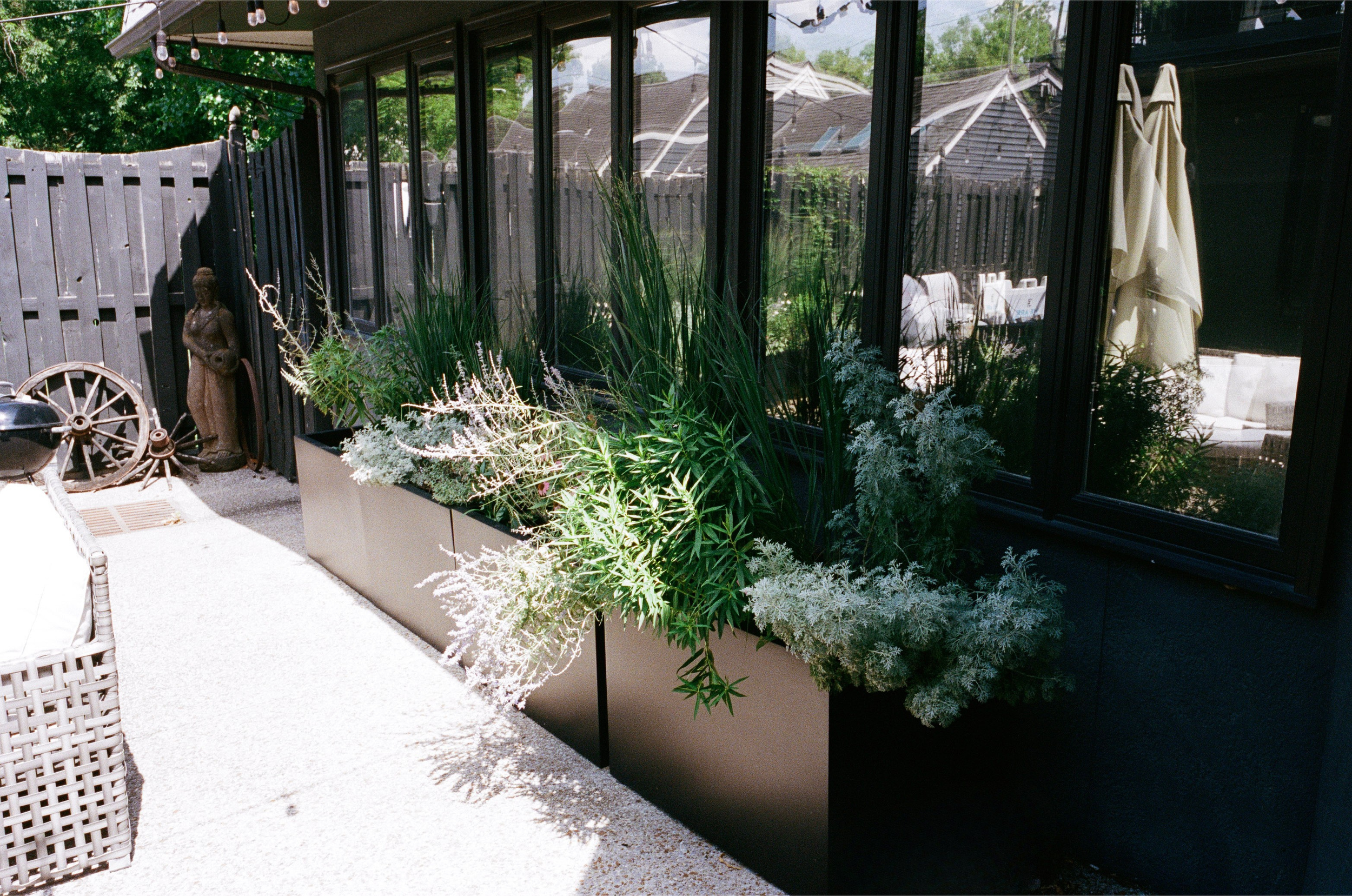 Exterior container plantscaping-Plant Savvy-East Iris Studios