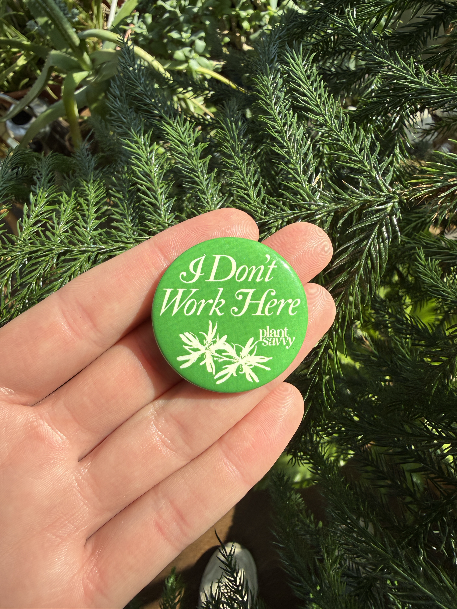 I Don’t Work Here Button