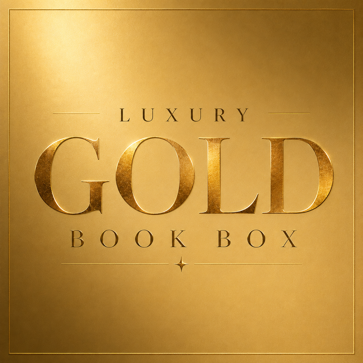 The Luxury Gold Book Box