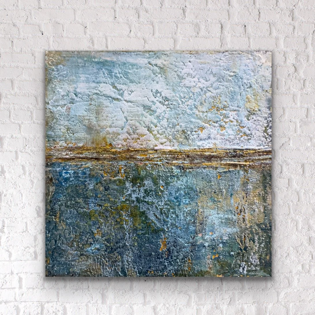 Kapalua:  6" x 6", Cradle Panel, 1.5" deep Painted Edges | $67