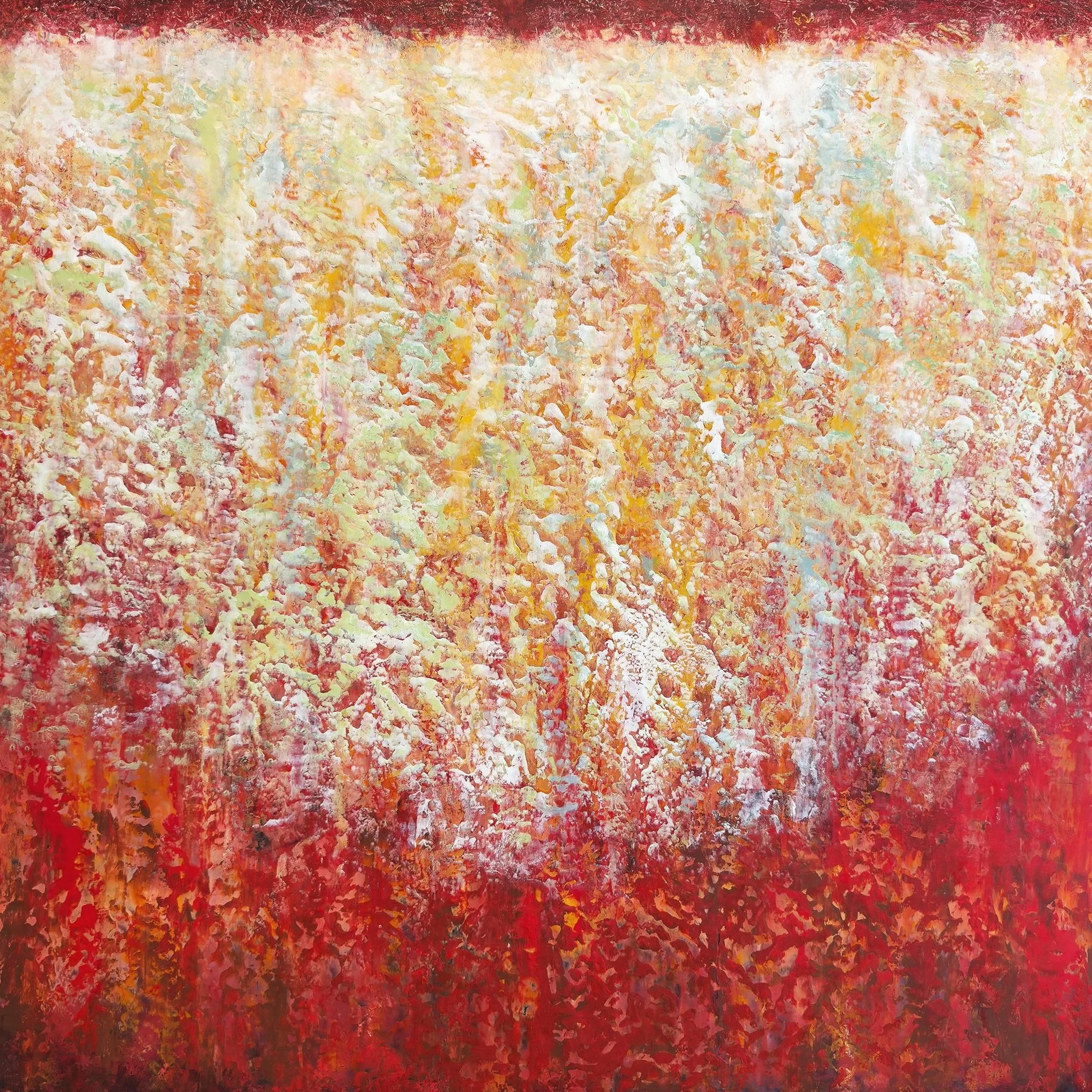 Enchanted Curtain | 24” x 24” | Cradled Panel, Painted Edge | $690