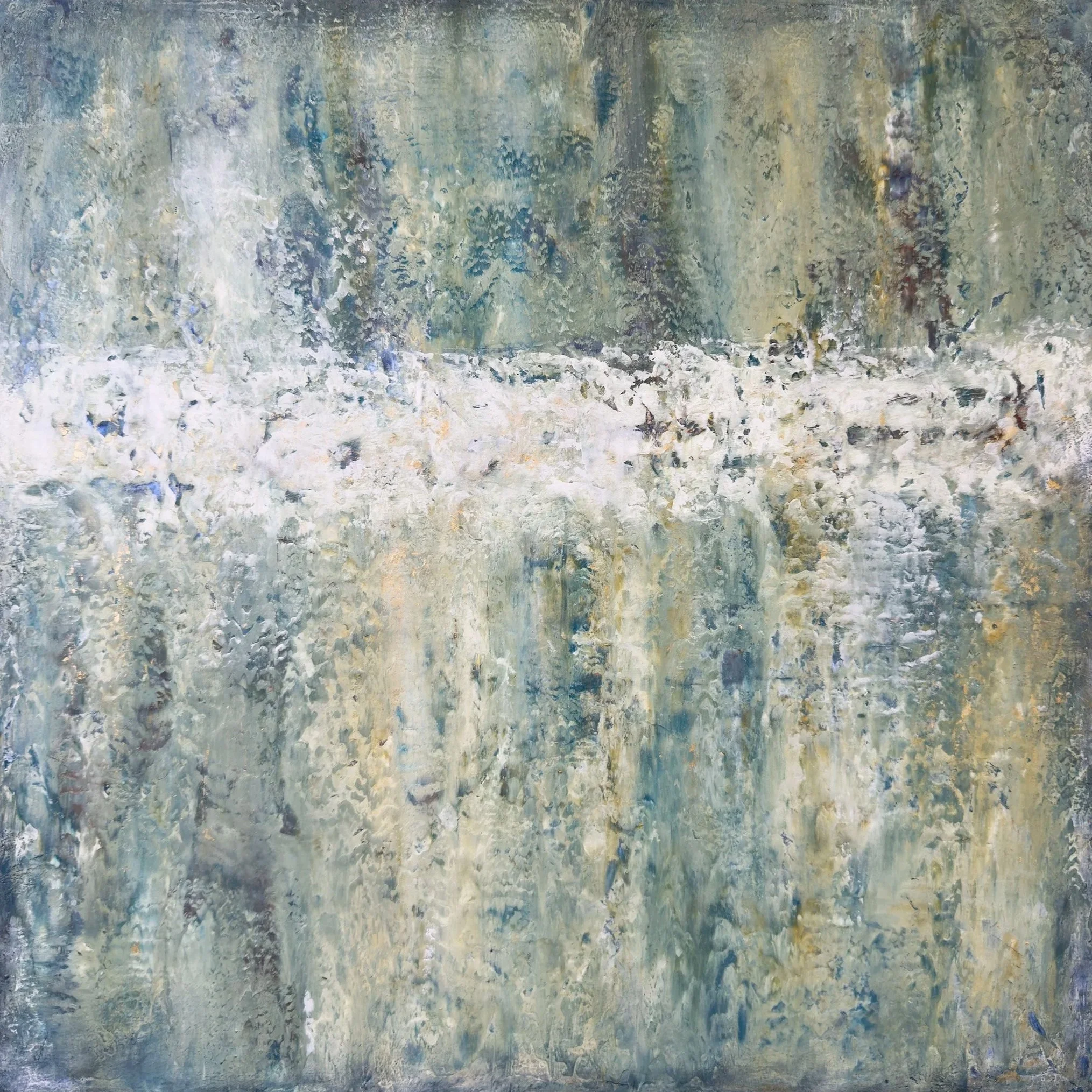 Reflections at Nightfall | 18” x 18” | Canvas, Painted Edge | $290