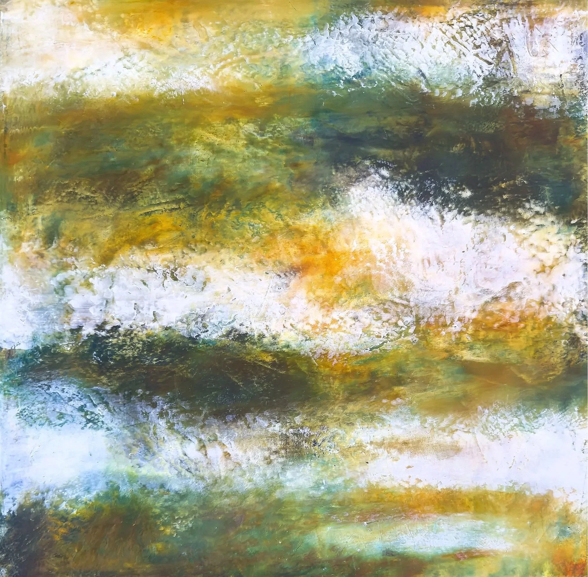 Cosmos | 18” x 18” | Cradled Panel, Painted Edge | $390