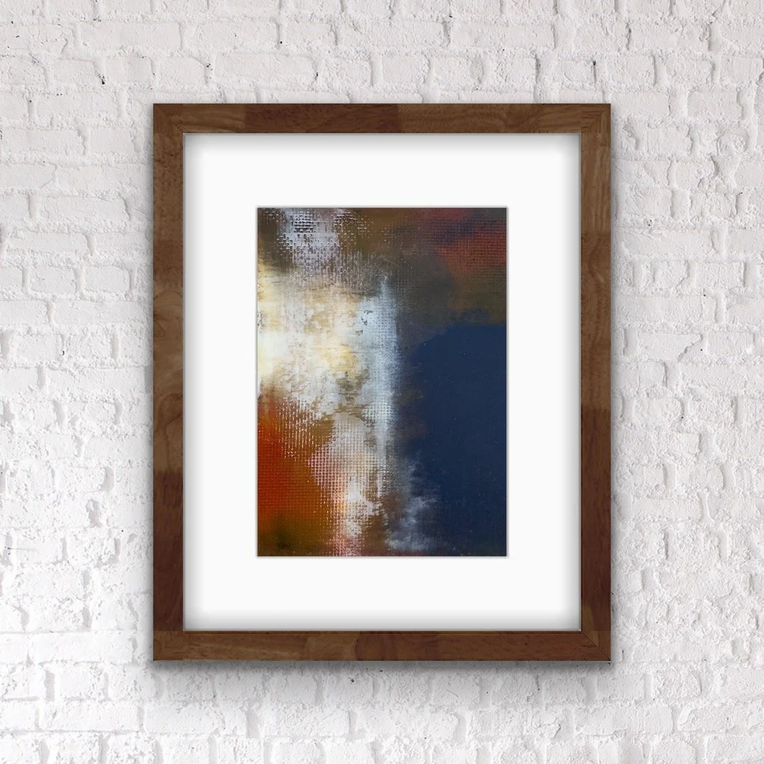 Rise: 8" x 10", Mat + Frame | $114