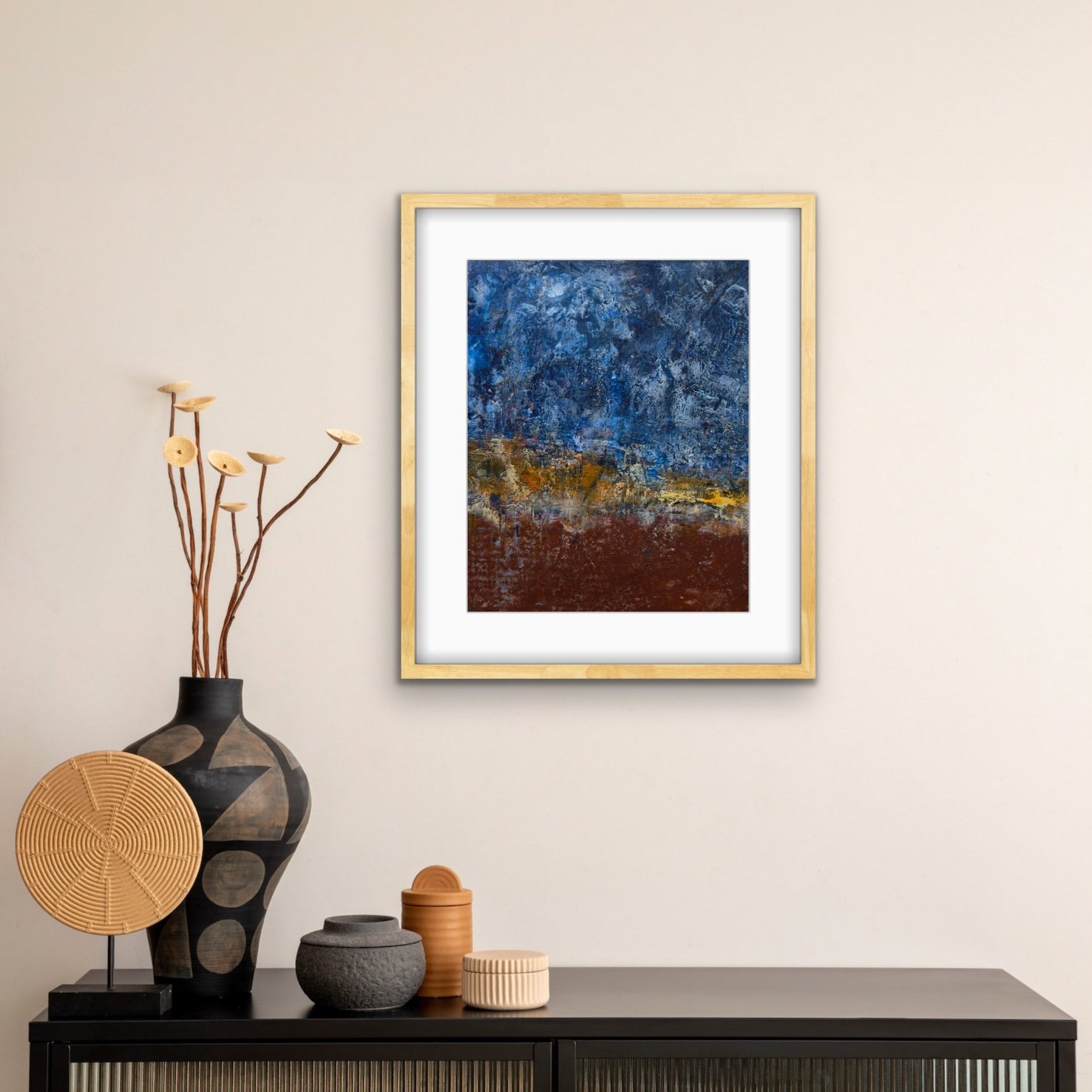 Desert Twilight | 13” x 17” | Arches Oil Paper, Mat + Frame | $150