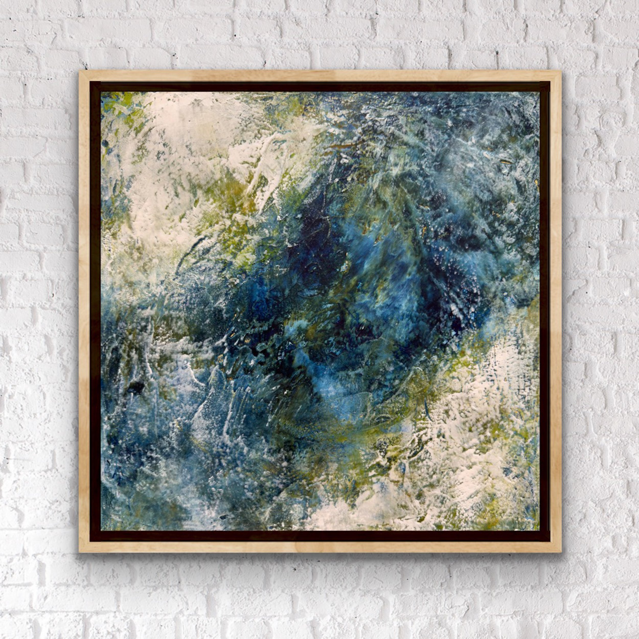 The Eye: 12" x 12" | Canvas Panel (frame representational) | $89