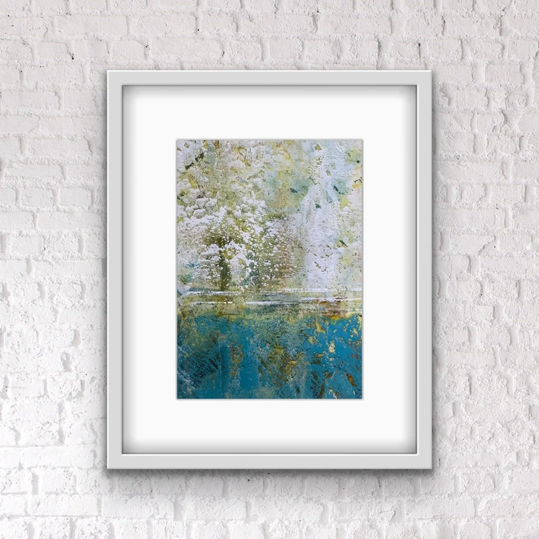 Tides of Time:  8" x 10", Double Mat + Frame | $124 (inner mat, sienna brown)
