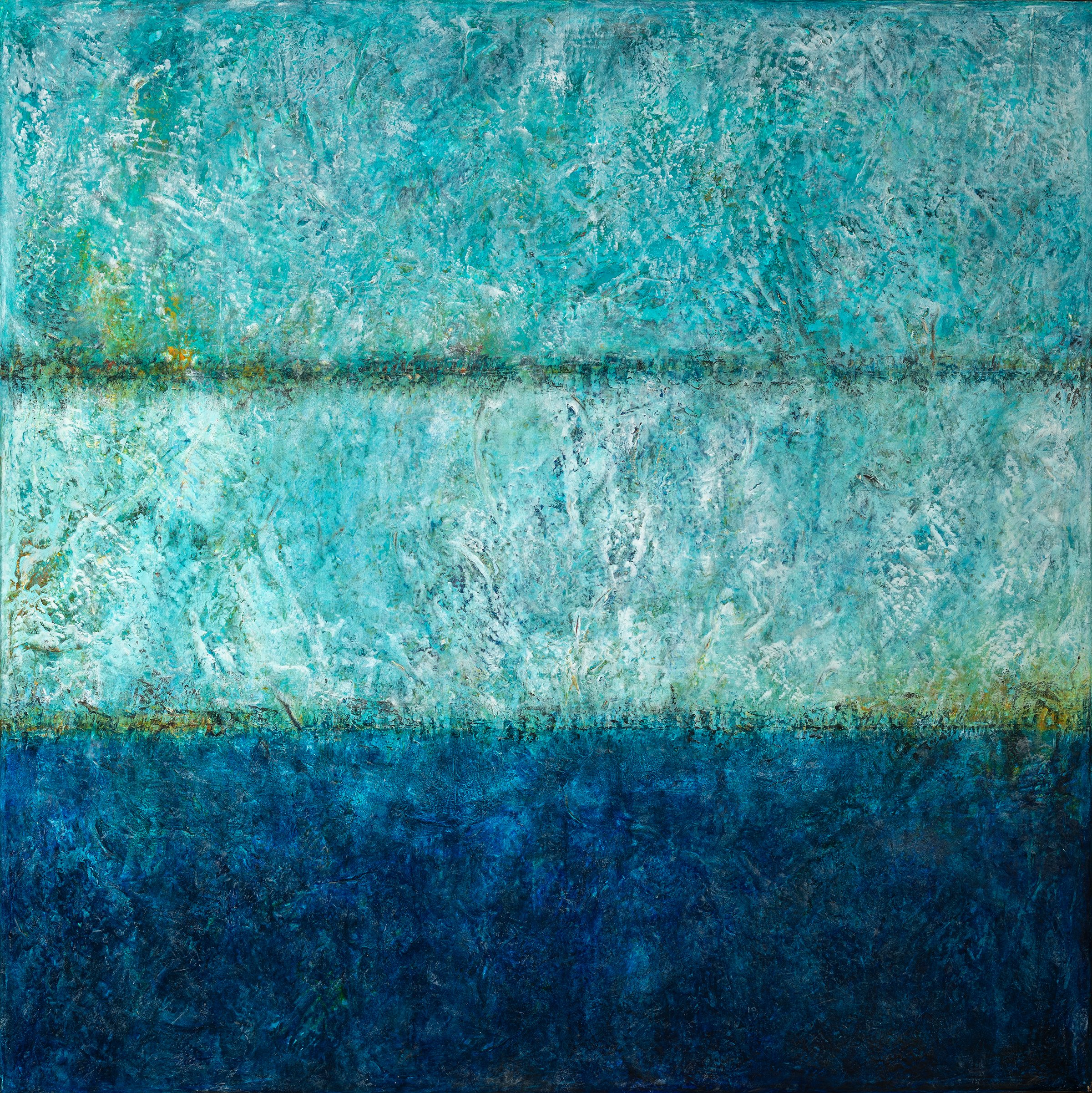 Transitions | 36" x 36" | Cradled Wood Panel with painted edges | $1300