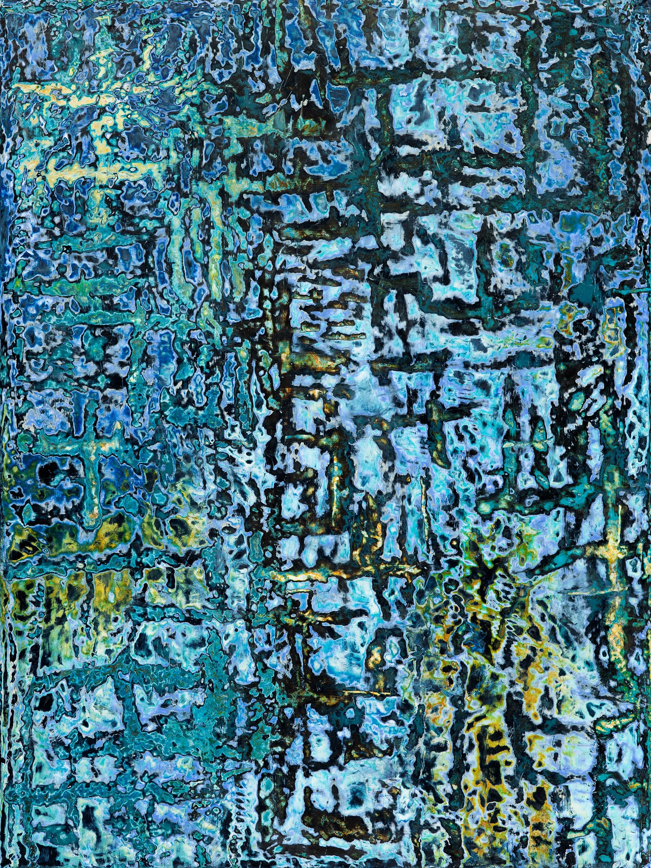 Quantum Entanglement | 23" x 30" | Cradled Wood Panel with Custom Frame | $1100