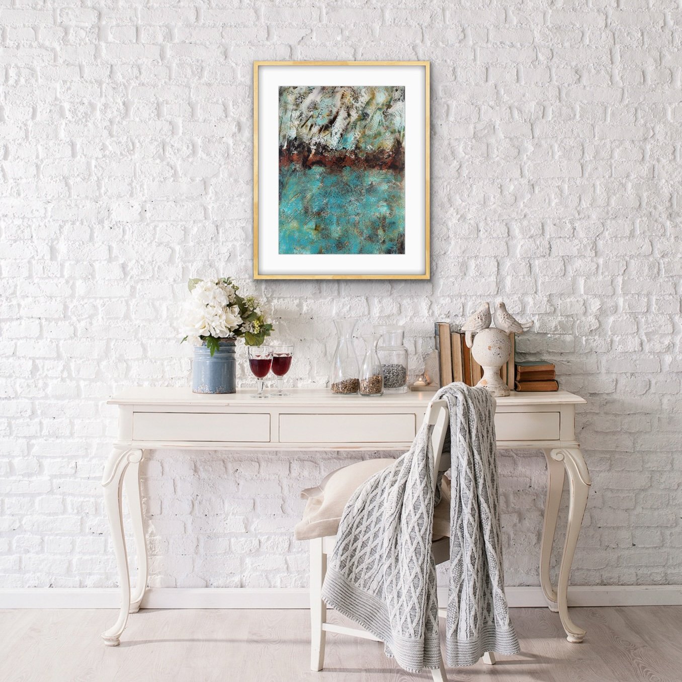 Some Days are Wild | 17” x 21” | Arches Oil Paper, Mat + Frame | $375