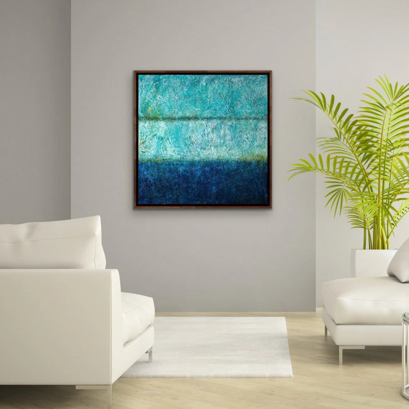Transitions | 36” x 36” | Canvas, Light Weight-Floater Frame | $1400