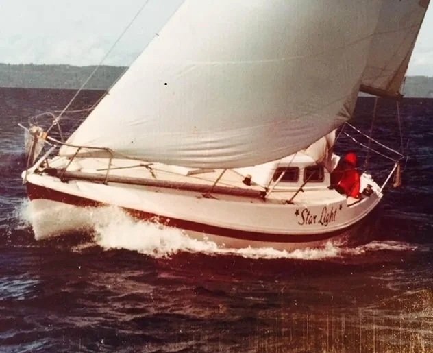 Sailing - inspired by water and clouds.