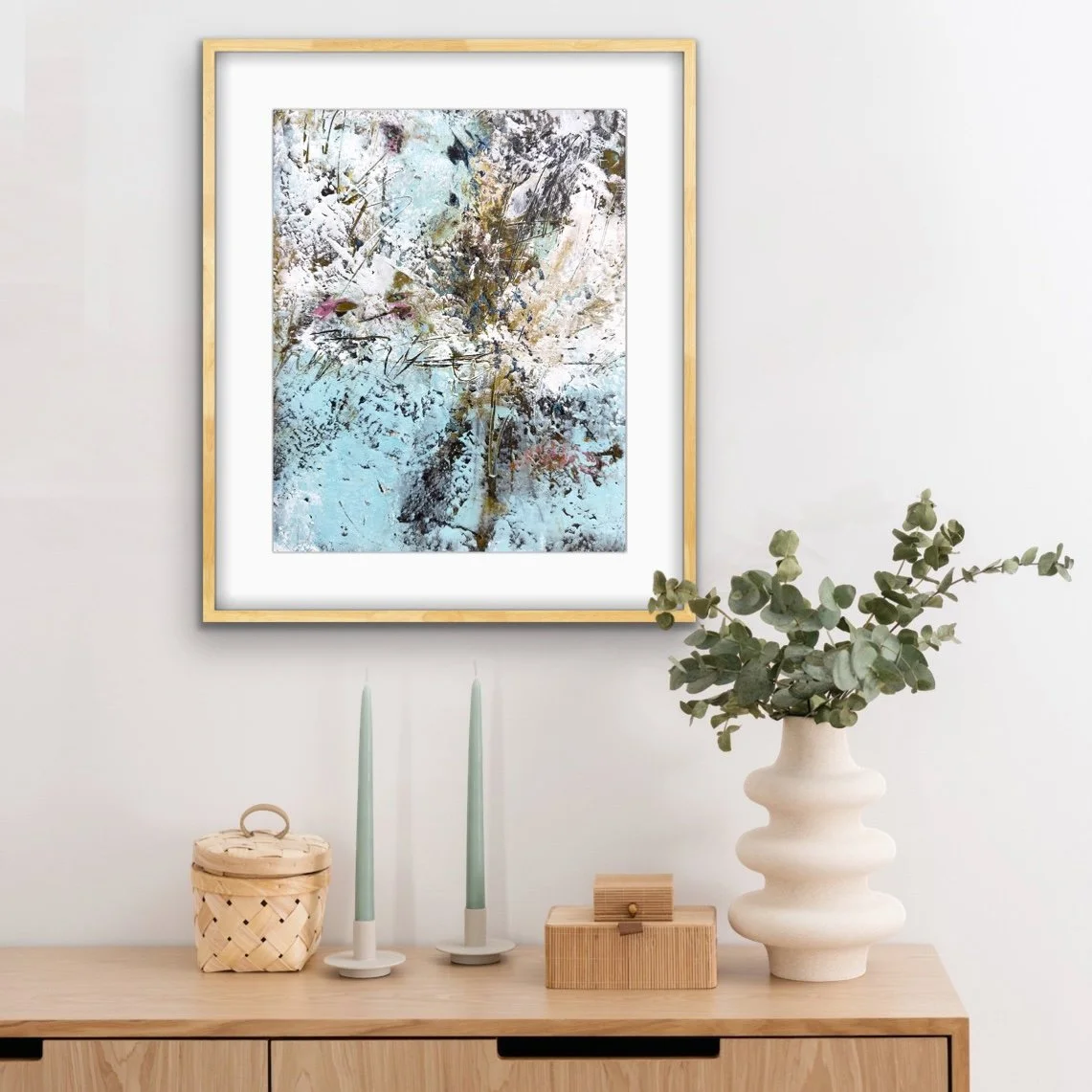 Gelataria | 21” x 17” | Arches Oil Paper, Mat + Frame | $375