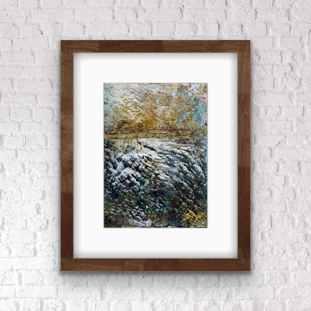 Sea Dreaming: 8" x 10", Mat + Frame | $114