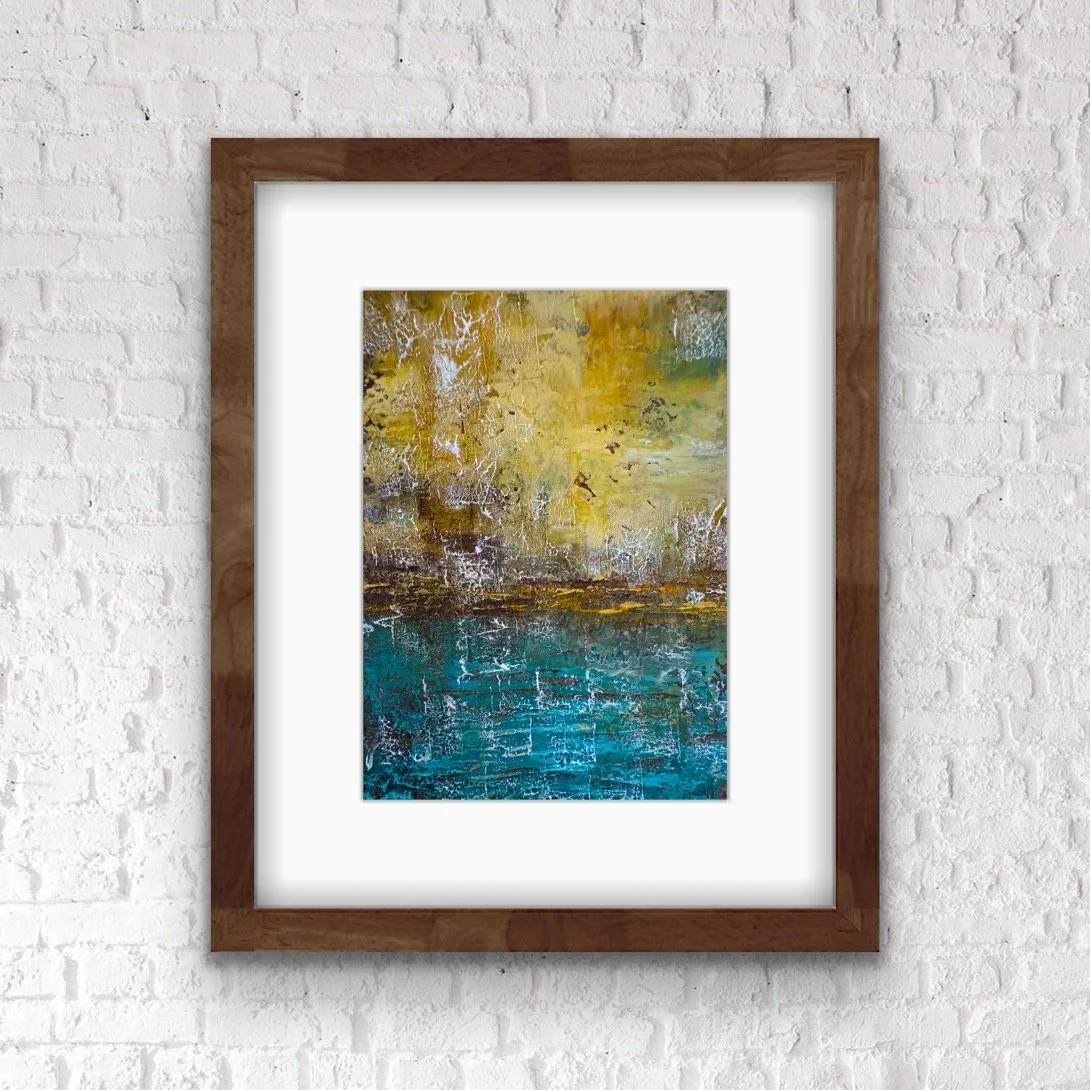 Wrapped in Warmth:  8" x 10", Mat + Frame | $114