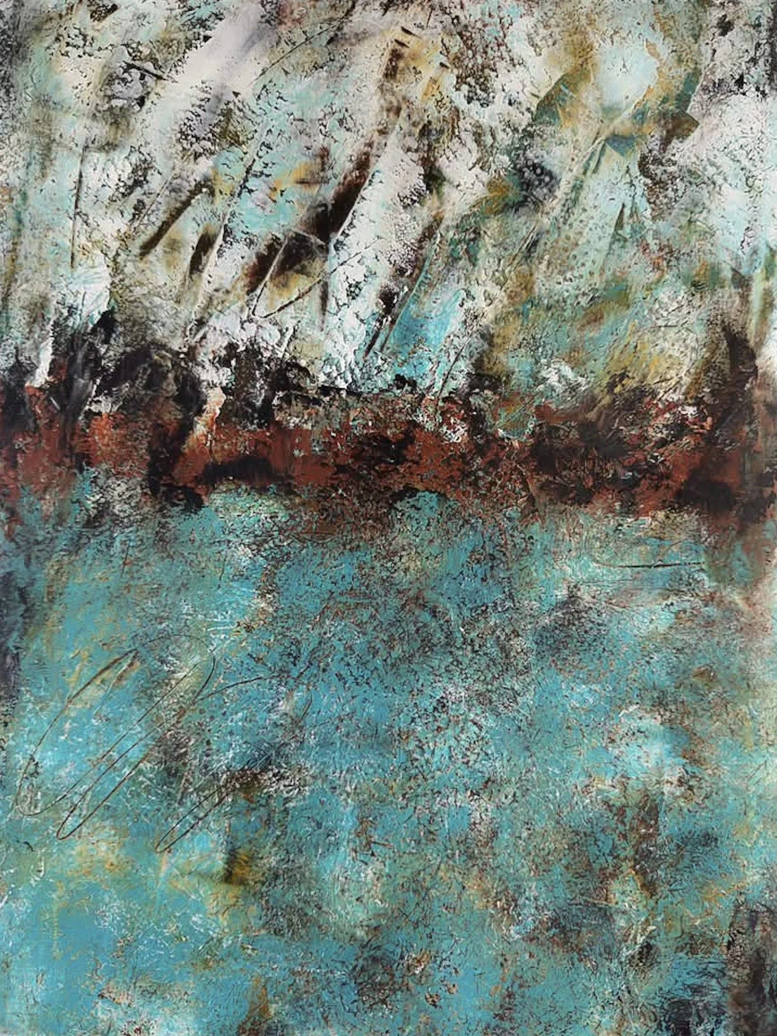 Some Days are Wild | 17” x 21” | Arches Oil Paper, Mat + Frame | $370