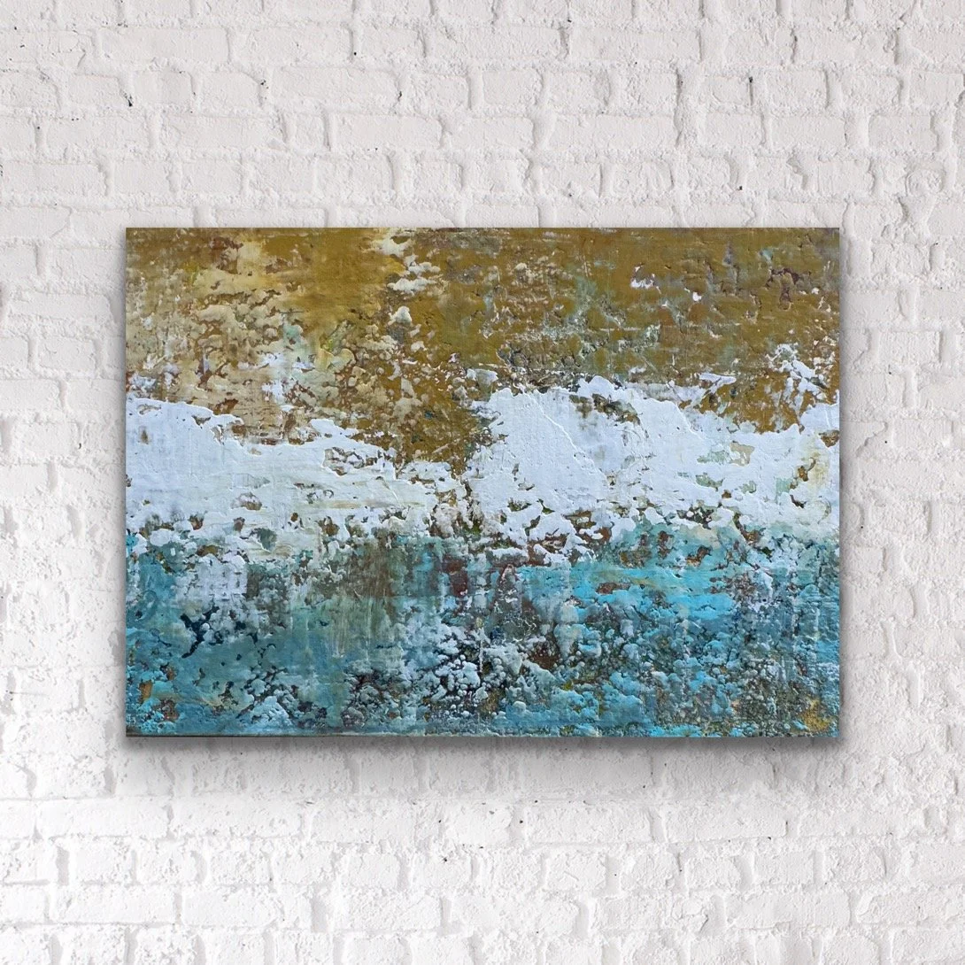 Edge of the World II:  7" x 5", Cradle Panel, .75" deep Painted Edges | $59