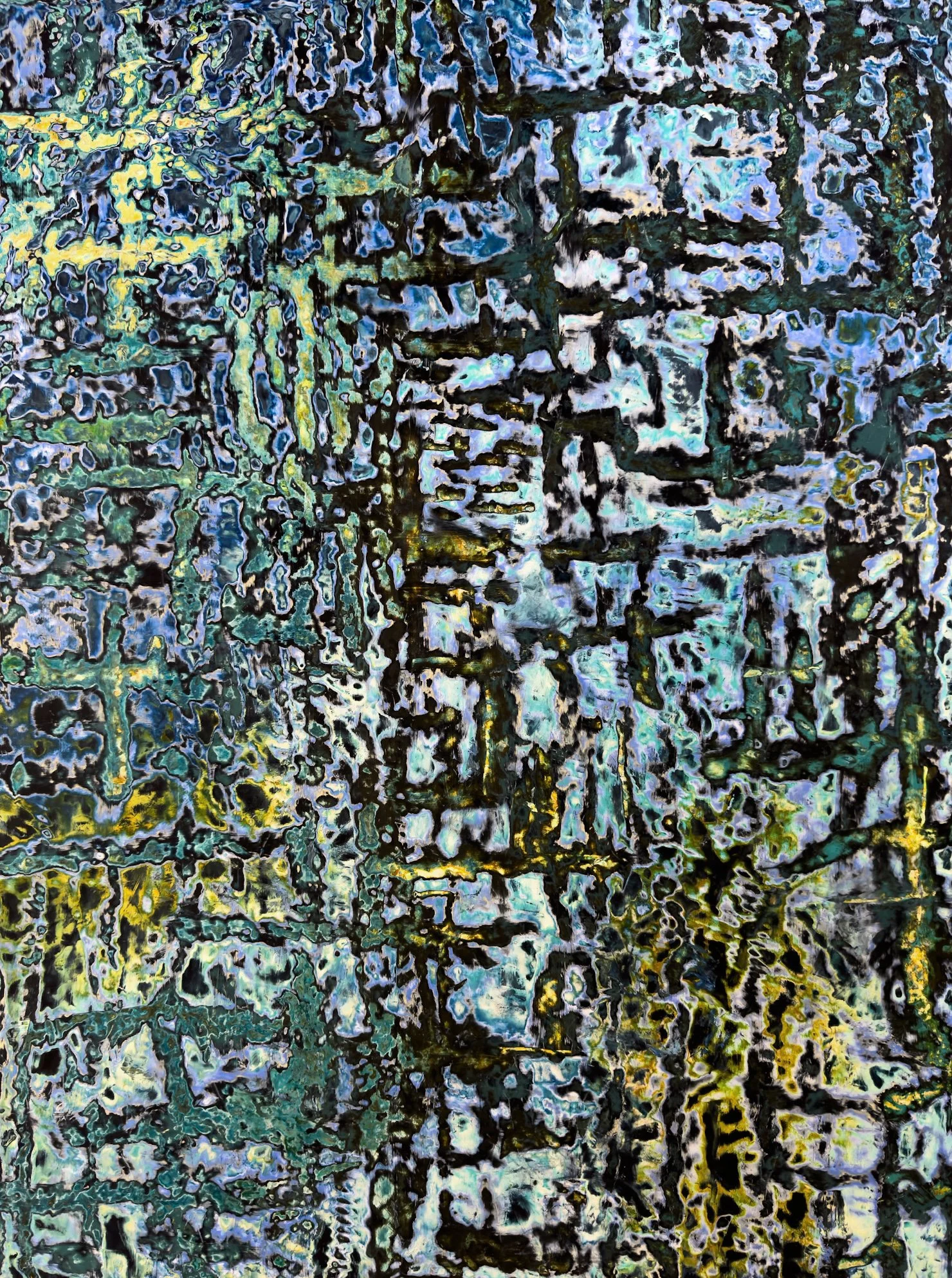 Quantum Entanglement | 23” x 30” | Cradled Panel, Custom Floater Frame | $990 