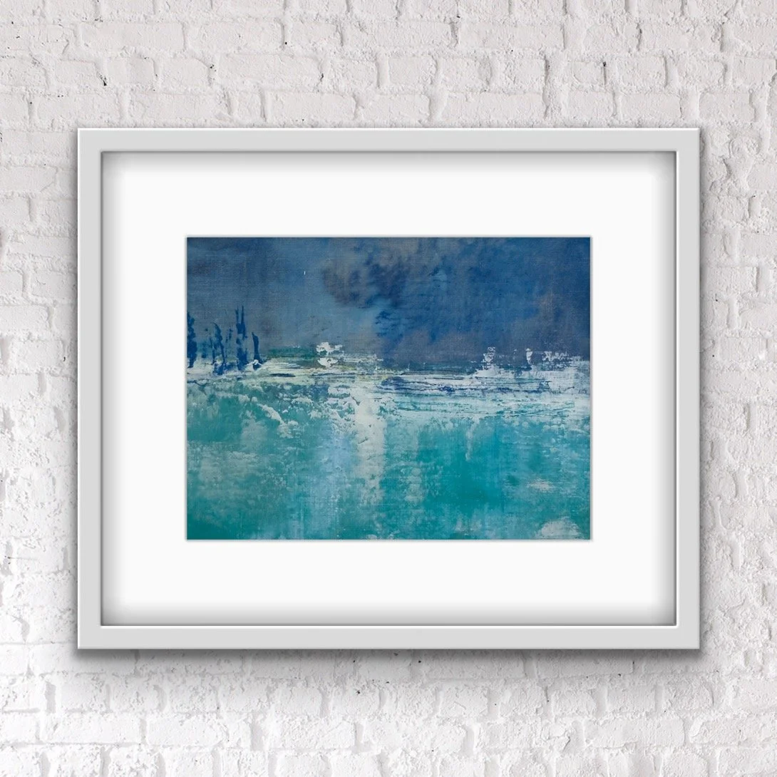 Seashore II:  10 x 8", Mat + Frame | $114