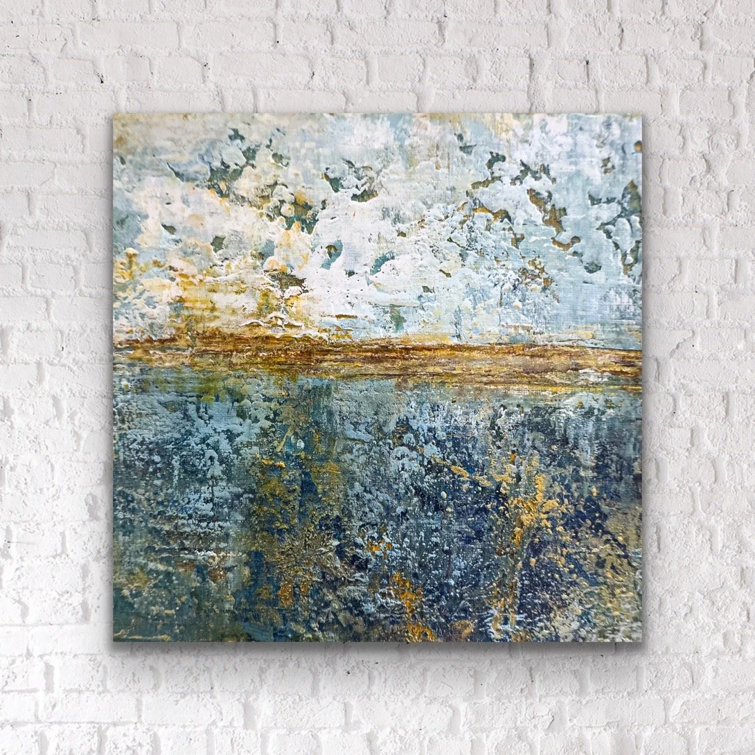 Ulua-Wailea: 6" x 6",   Cradle Panel, 1.5" deep Painted Edges | $67