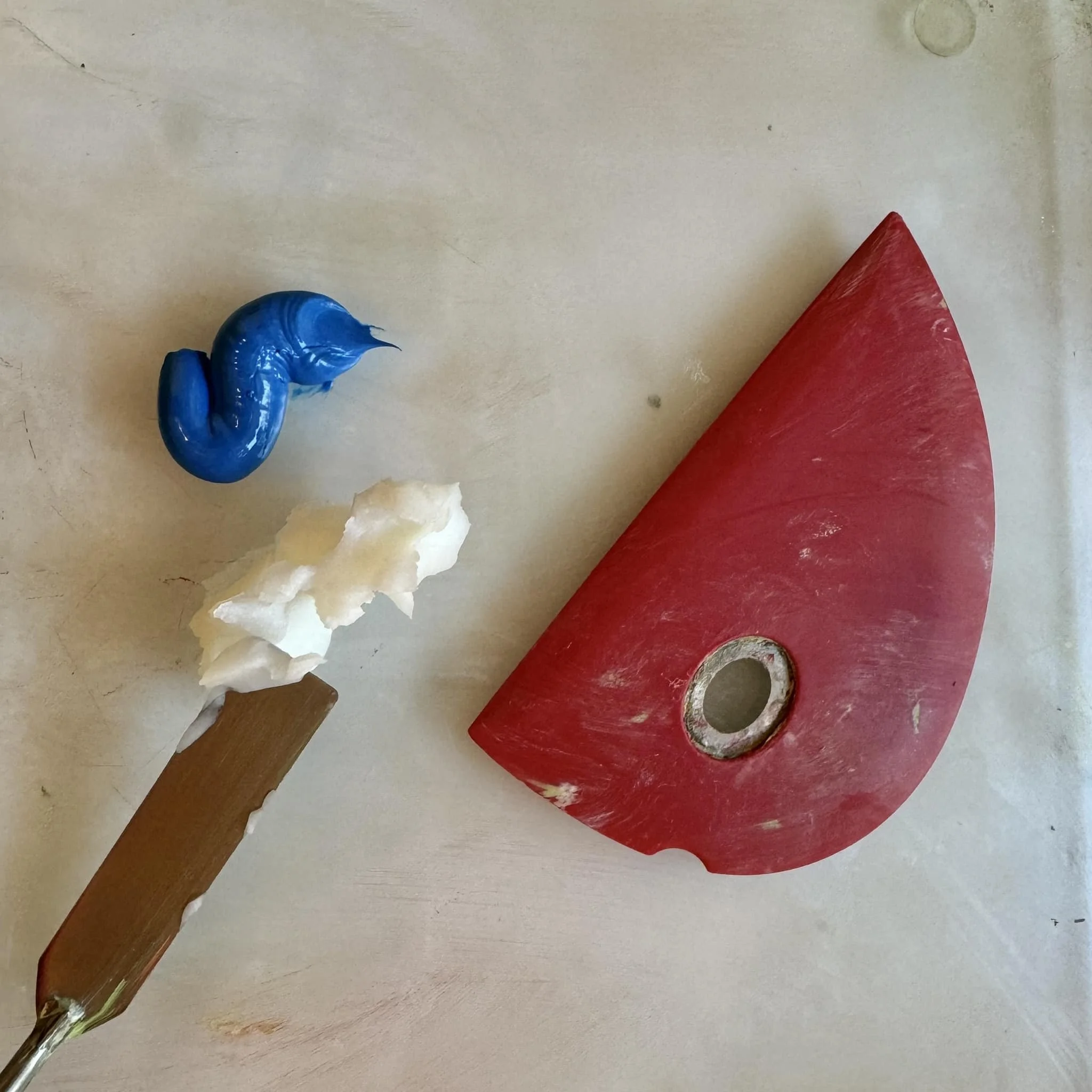 Squeegee, Primary Cold Wax and Oil Tool