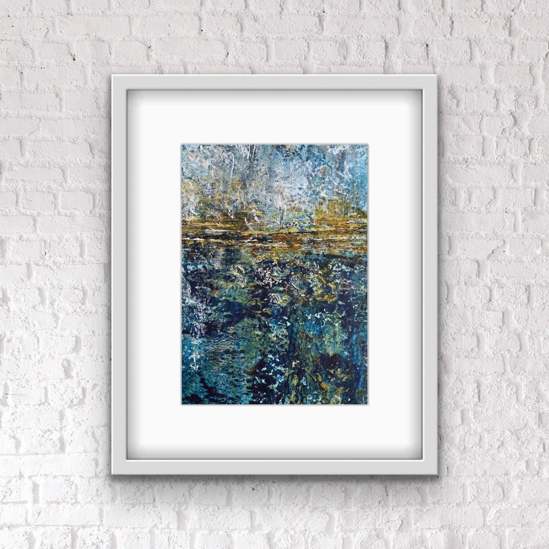 Anaeho 'omalu Bay:  8" x 10", Mat + Frame | $114