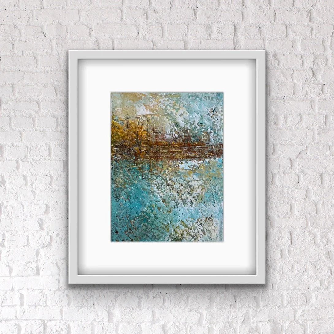 The Beginning:  8" x 10", Mat + Frame | $114