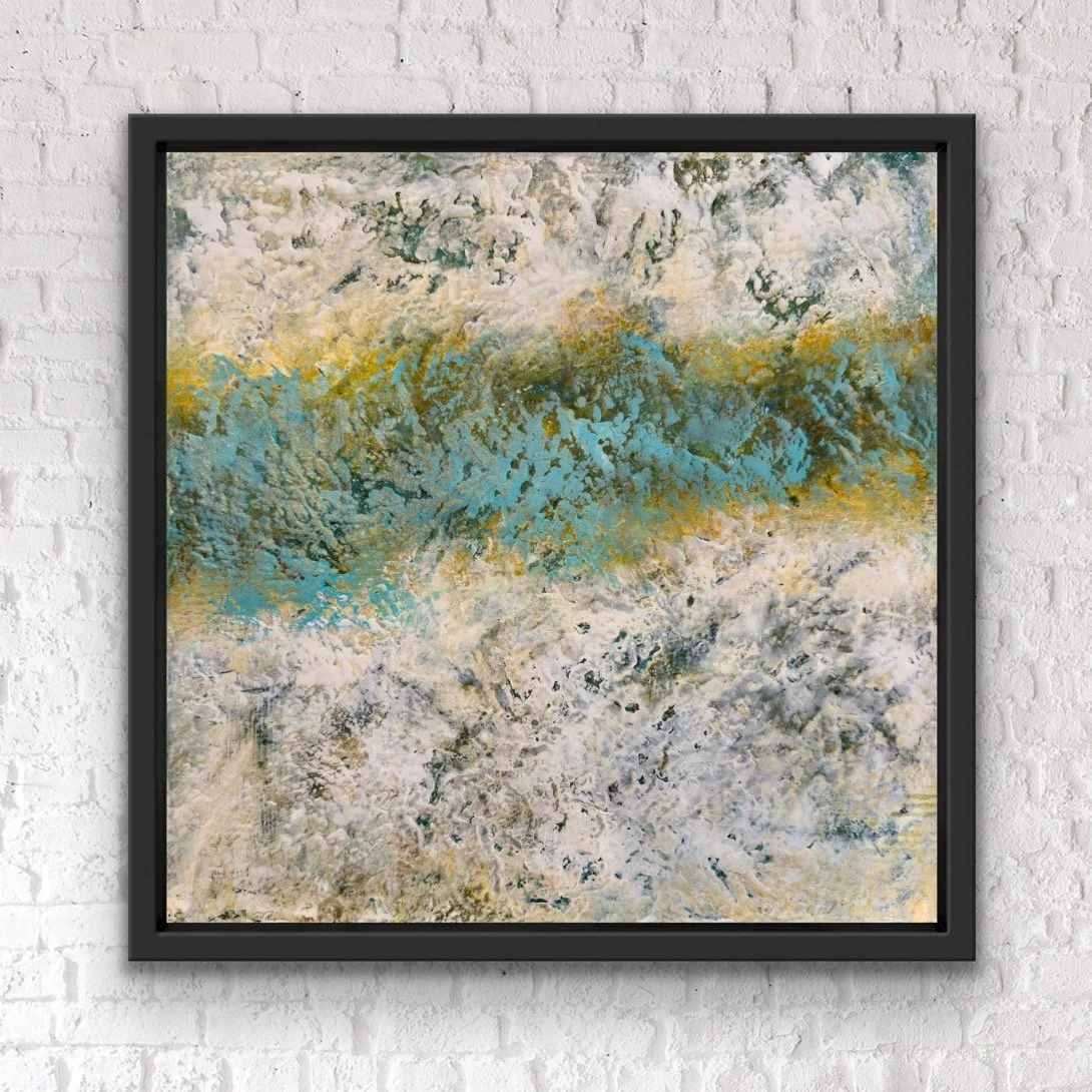 The In Between: 12" x 12" | Canvas Panel (frame representational) | $89
