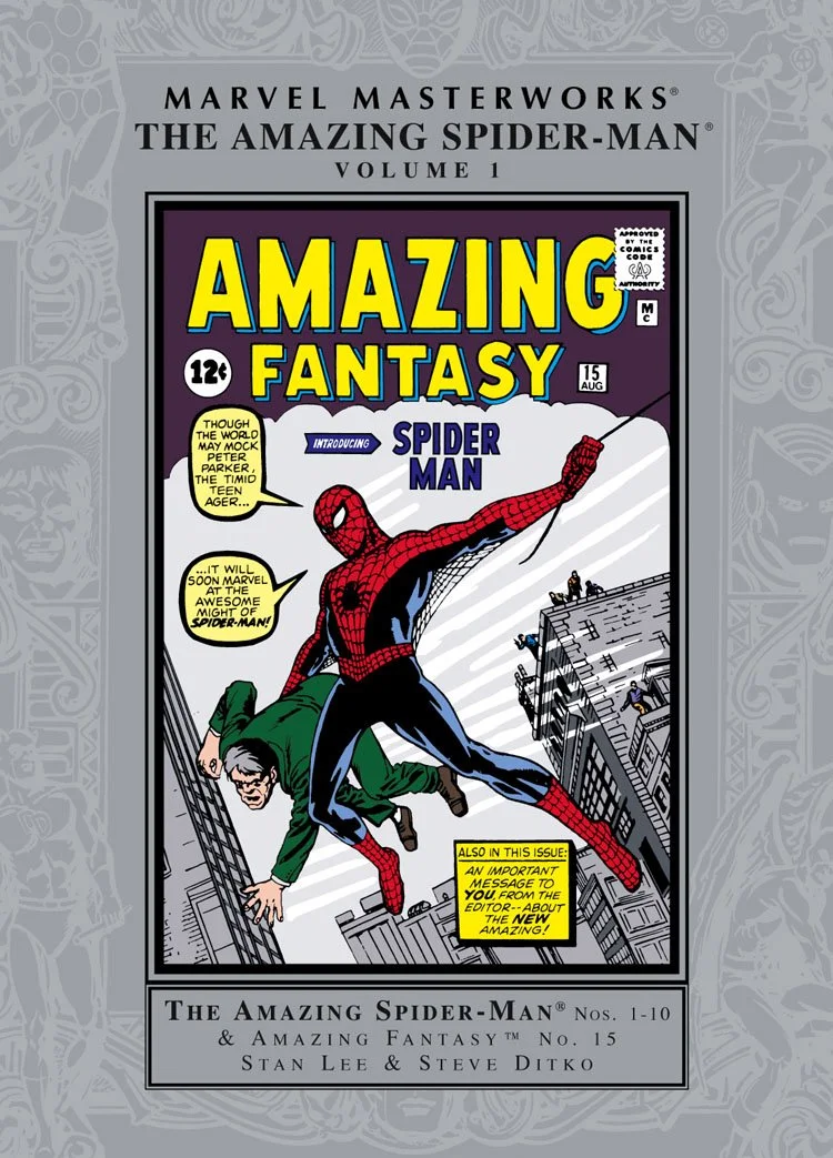Amazing Fantasy Spiderman Book Cover Design
