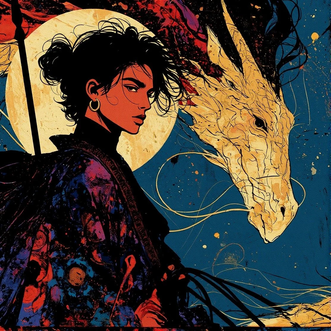 Dragon and his rider