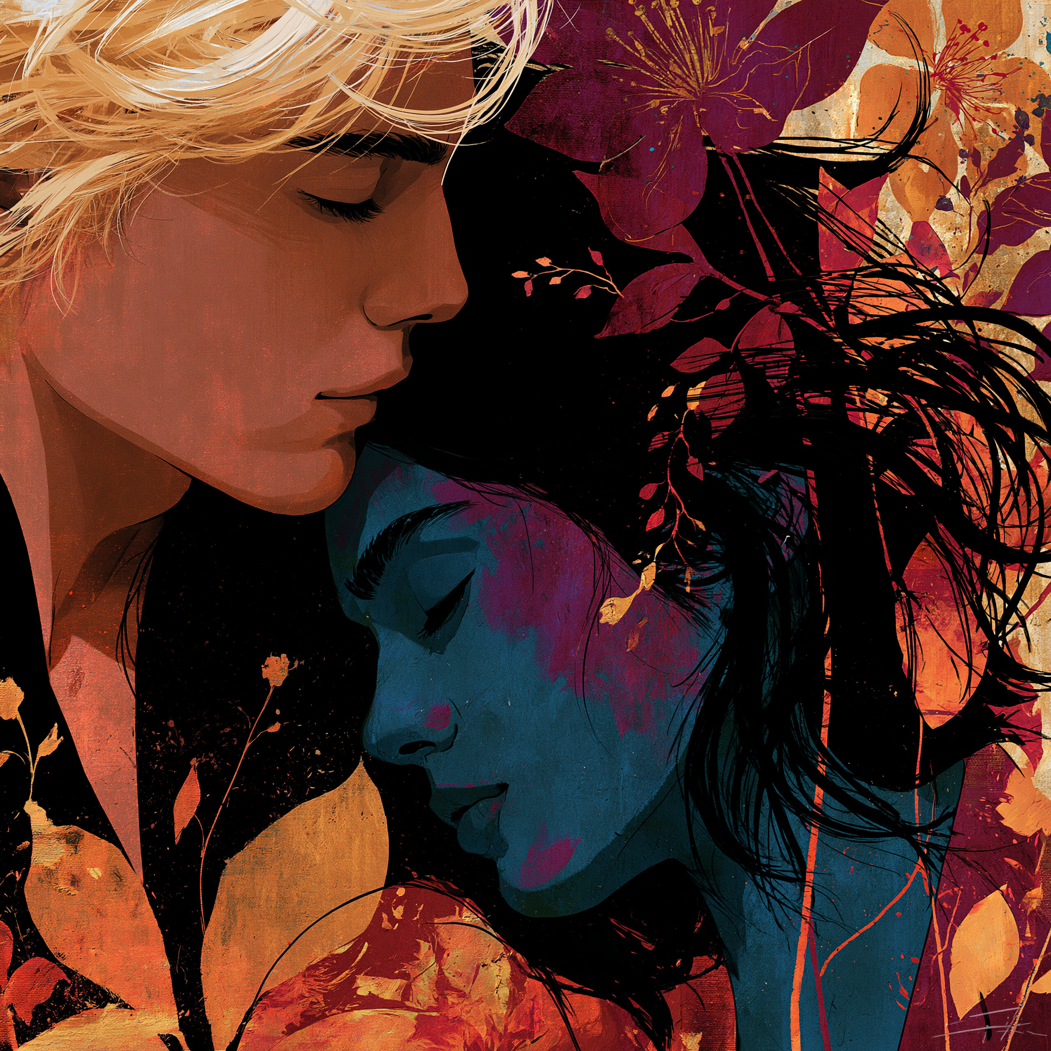 Ethereal Embrace: Love Series Artwork