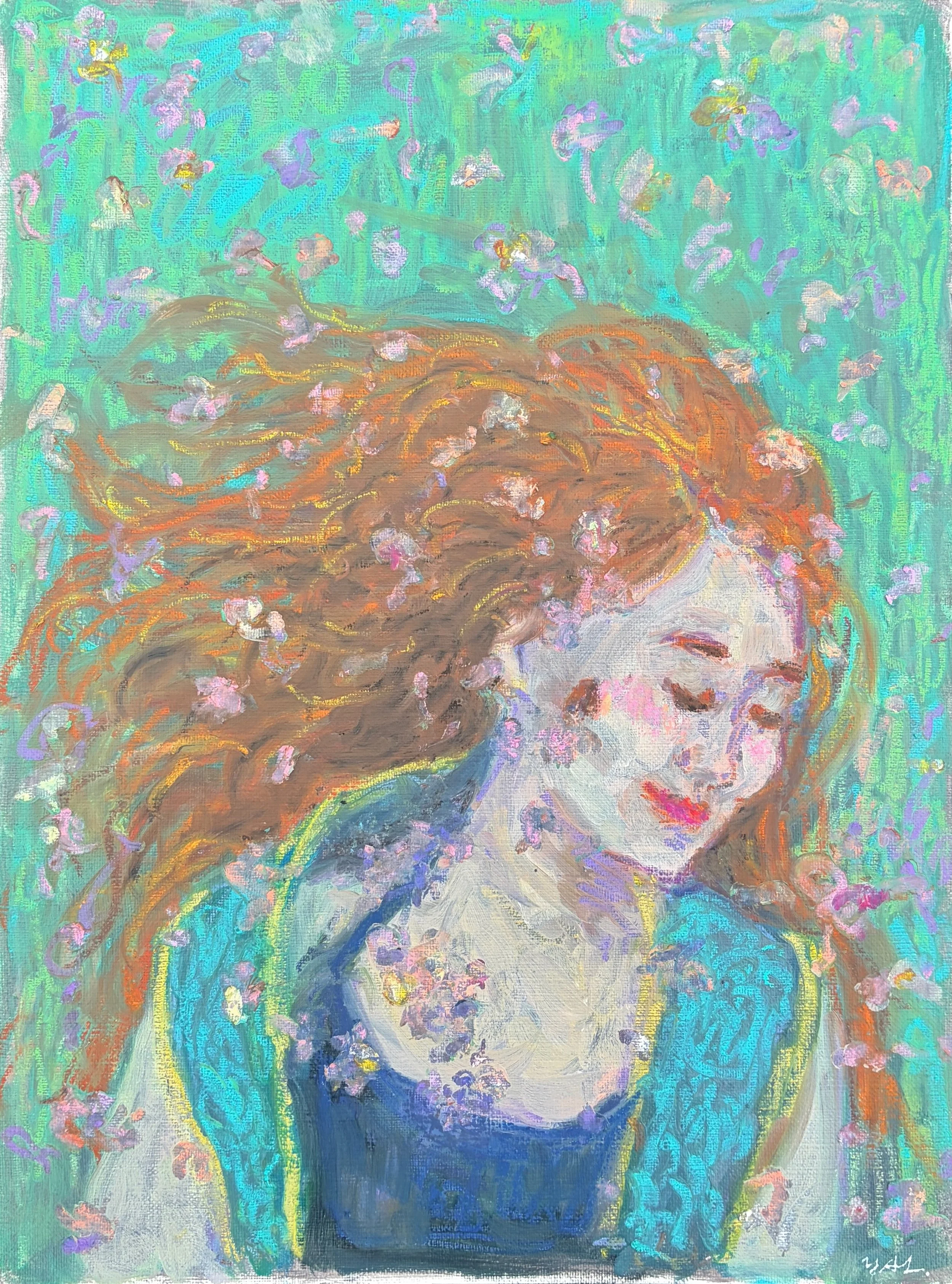 Self-Acceptance Portrait: Birthmark, 2026
Oil and oil pastel on paper
9 in x 12 in