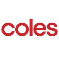 Coles logo with red text on a white background.