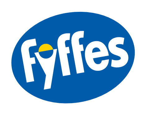 Ruffles logo in white text on a blue oval background.