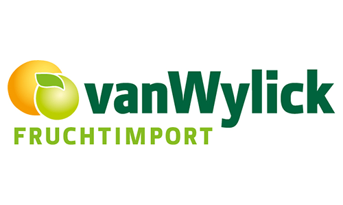 vanWylick Fruchtimport logo with fruit graphic
