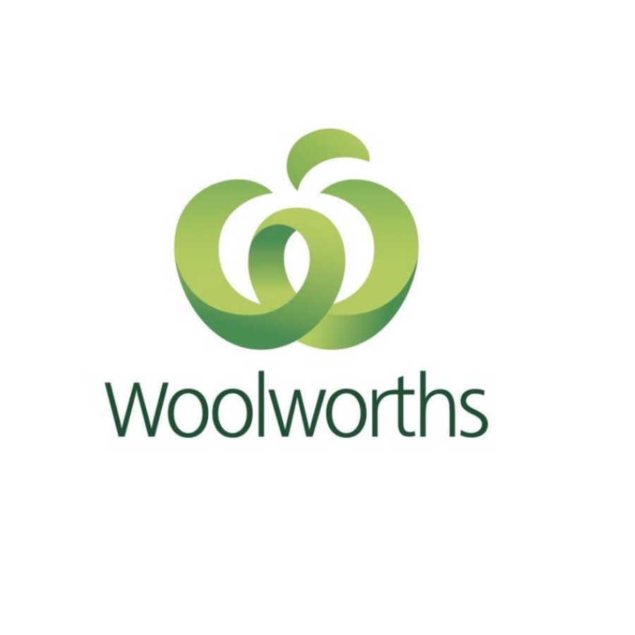 Woolworths logo with stylized green W design