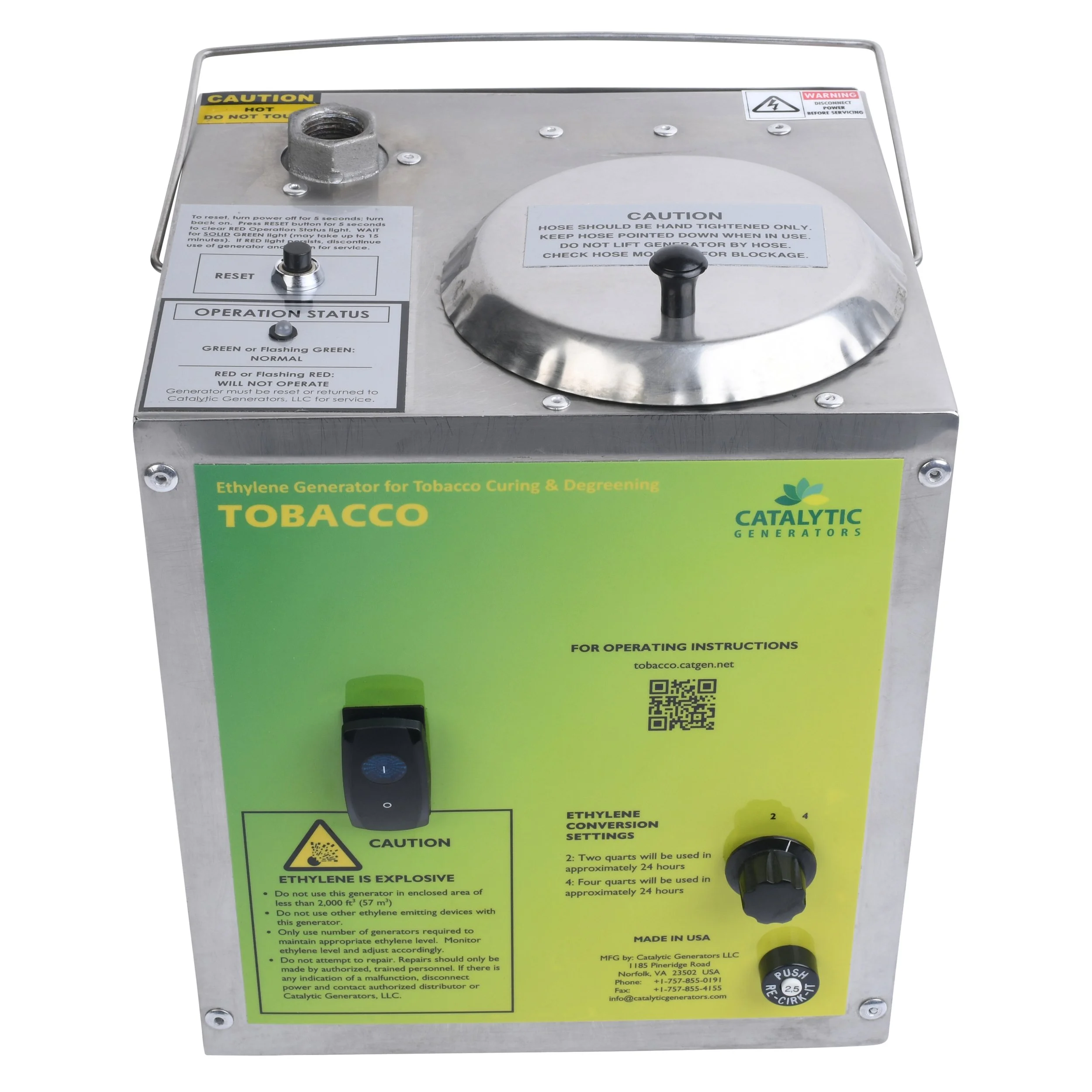 Tobacco Curing Ethylene Generator