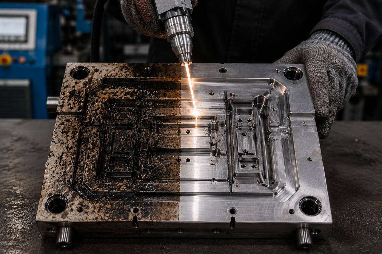 LIMPIEZA LÁSER PARA LA INDUSTRIA DE INYECCIÓN DE PLÁSTICOS