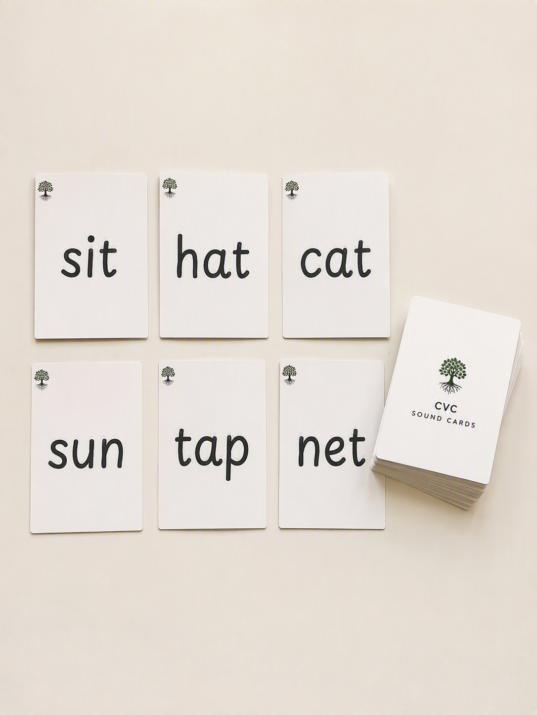 CVC Word Cards (24 cards) | PDF