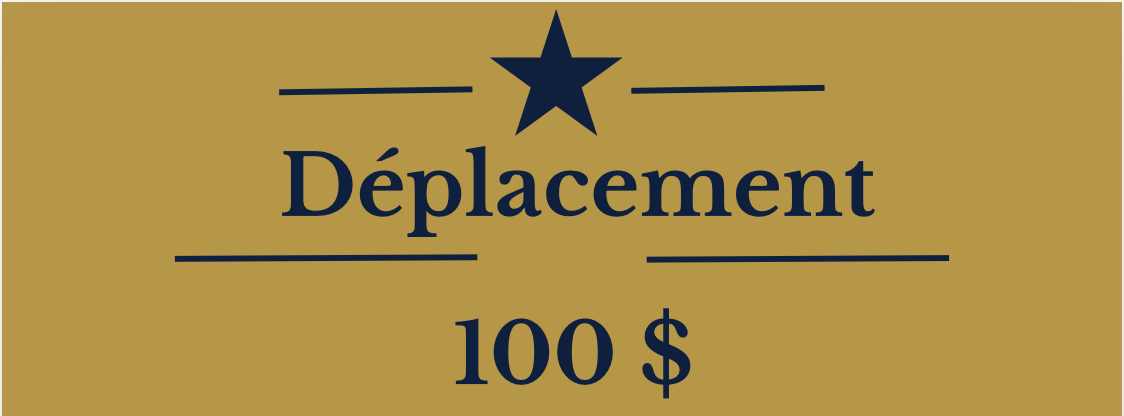 100$ de déplacement