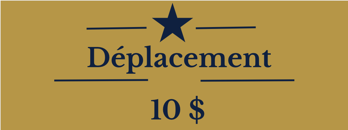 10 $ de déplacement