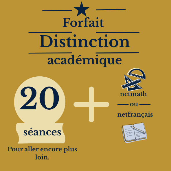 Forfait distinction académique primaire et secondaire
