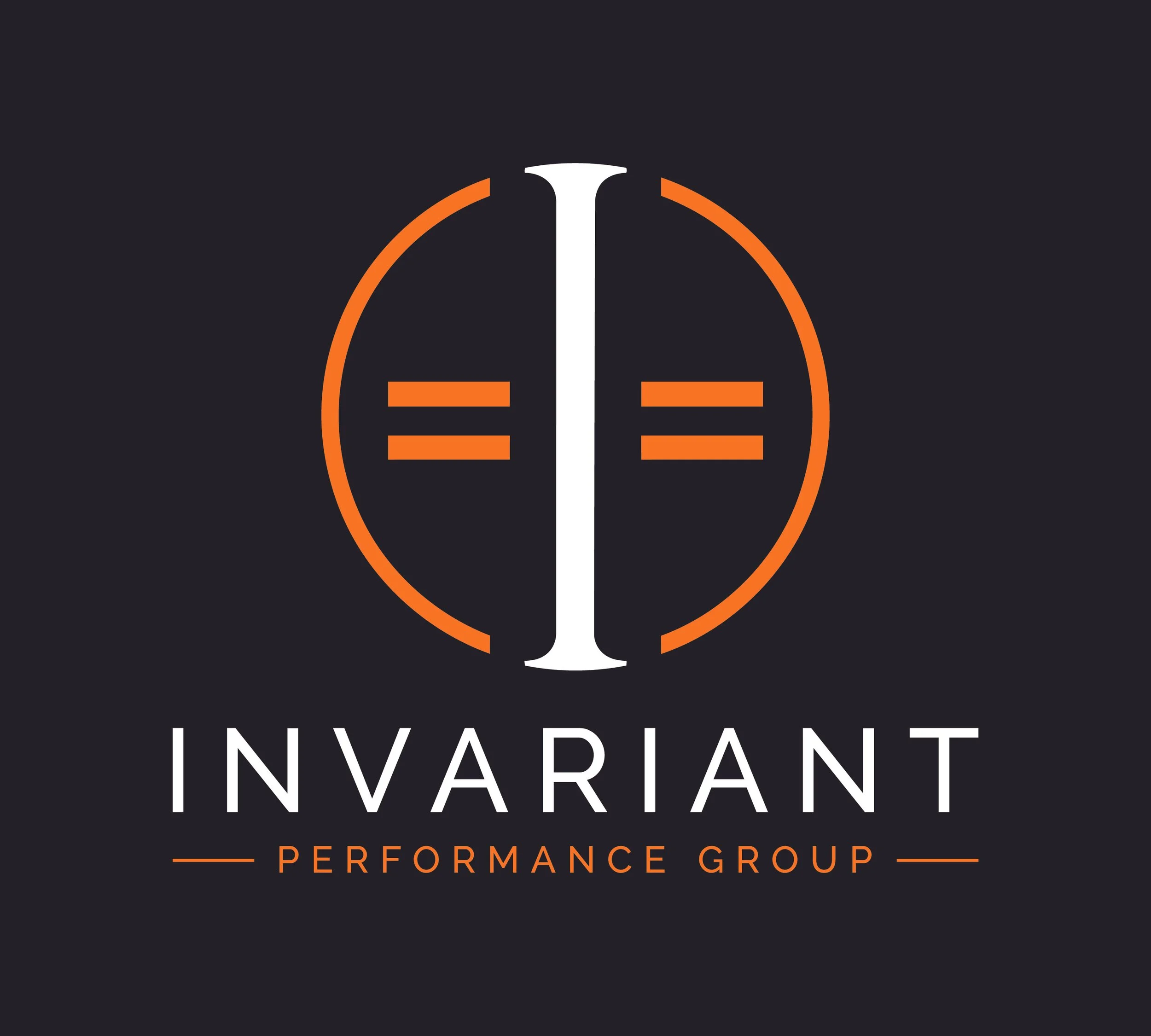 Logo for Invartant Performance Group with a circular emblem and the words 'INVARTANT PERFORMANCE GROUP' underneath.