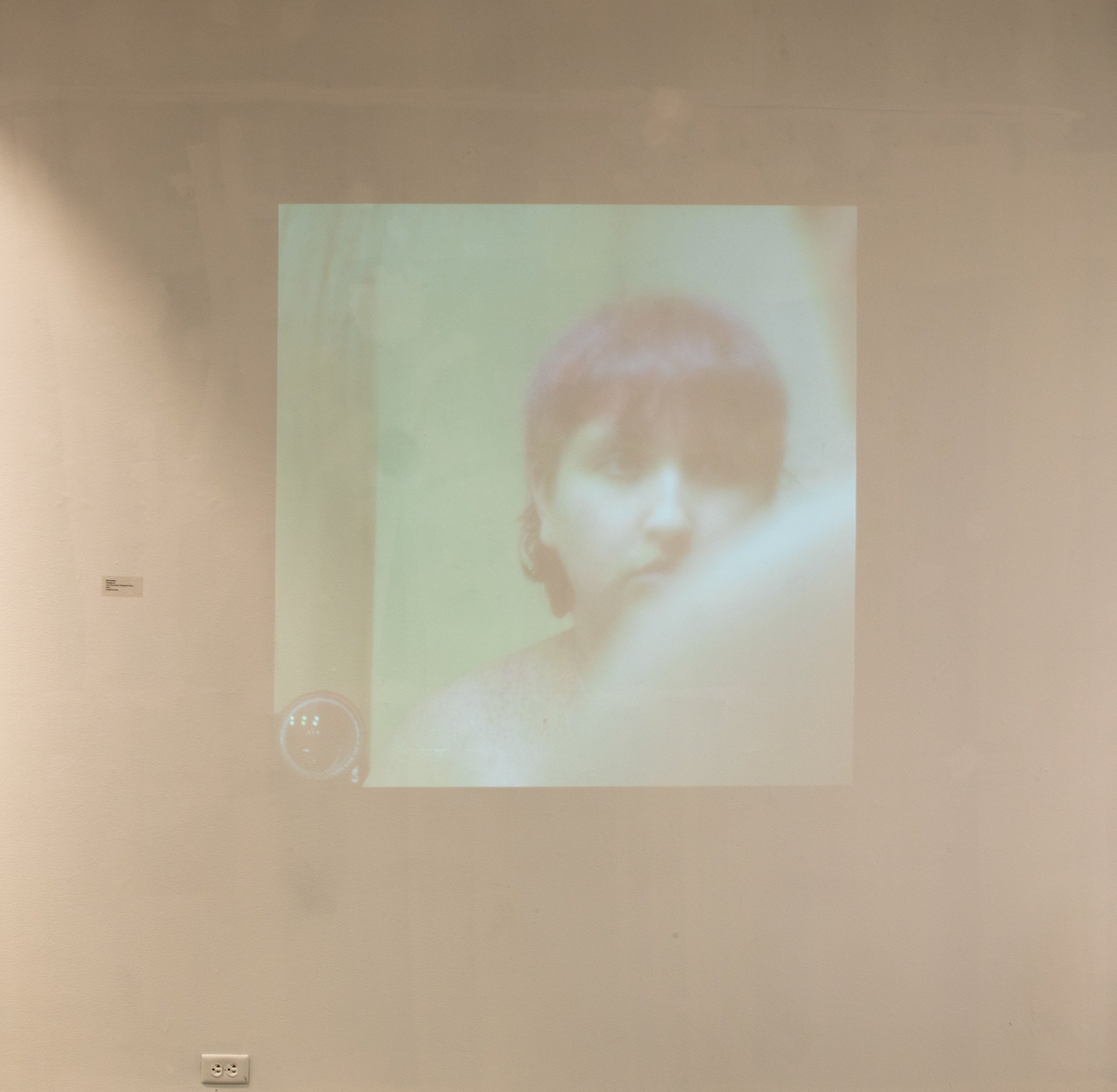 Installation Shot of Projected Durational Performance Video